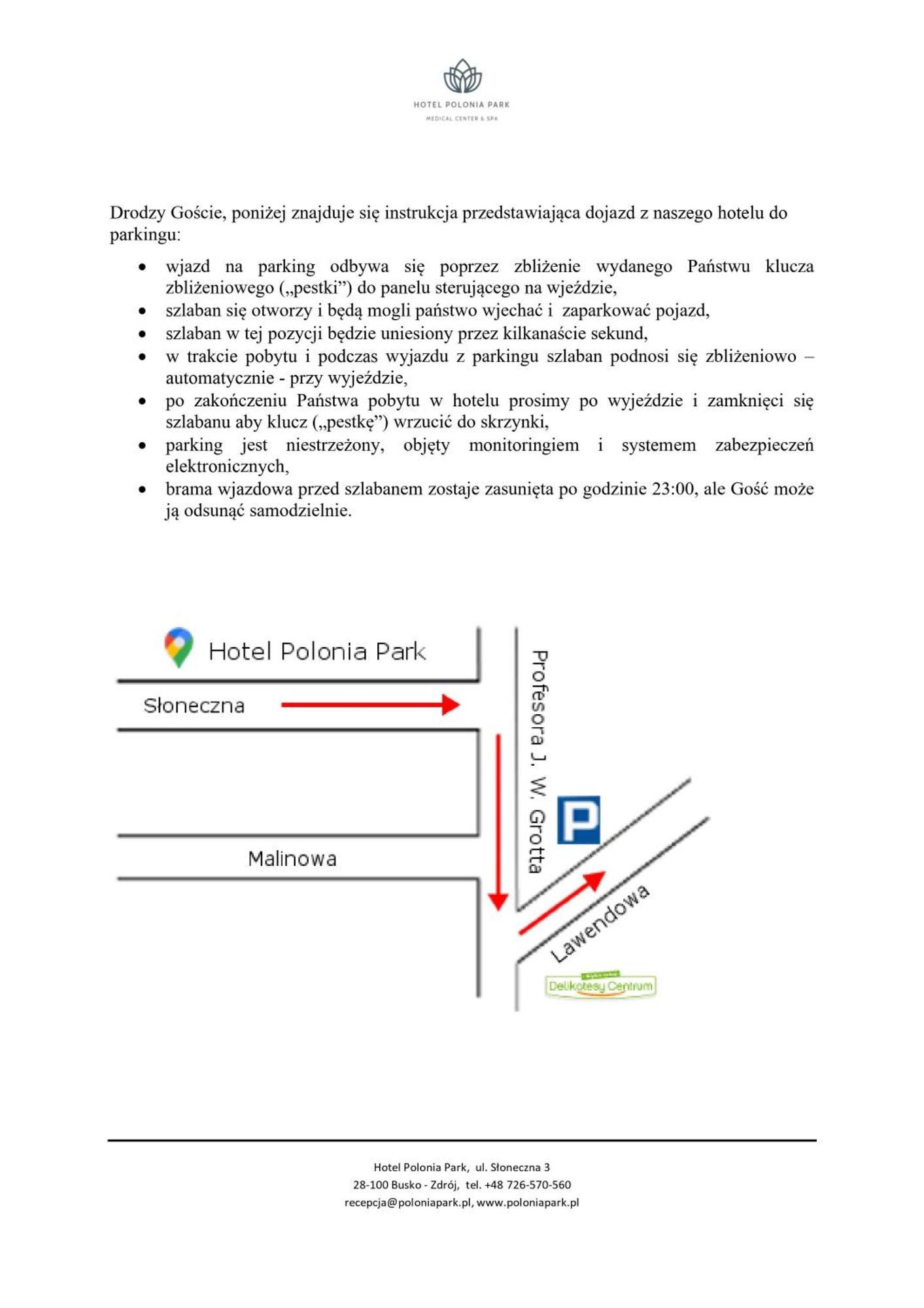 Hotel Polonia Park Medical Center & Spa 부스코-즈드로이 외부 사진